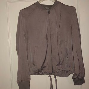 Mauve bomber jacket